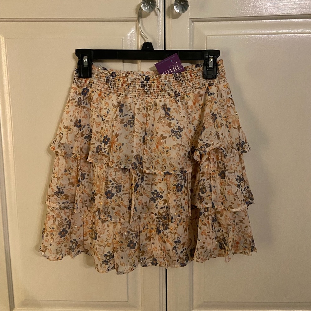 floral skirt
